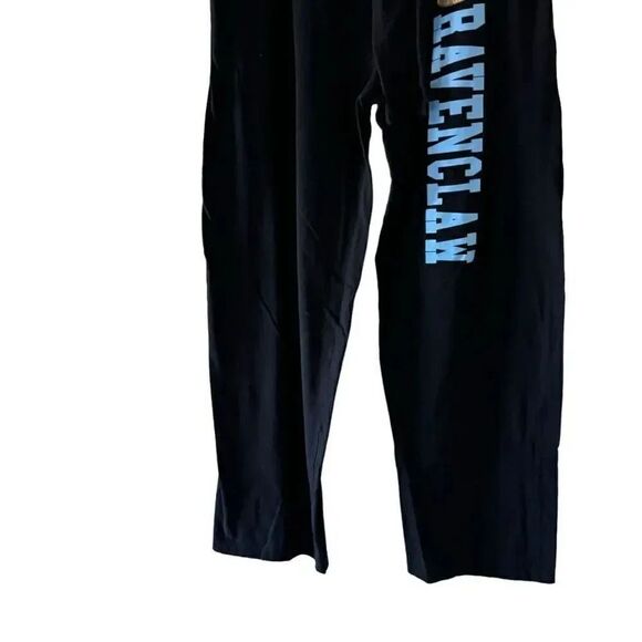 Harry Potter Ravenclaw Pajama Black Pants Elastic Drawstring Wide Leg XL #2200 - Picture 6 of 15